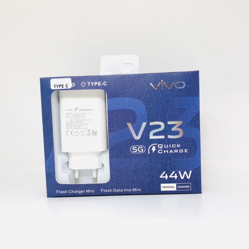 Charger Vivo V23 5G 44w For Android Casan Vivo V23 Usb micro Type C/Travel Charger Vivo V23 Fast Charger BY SEN