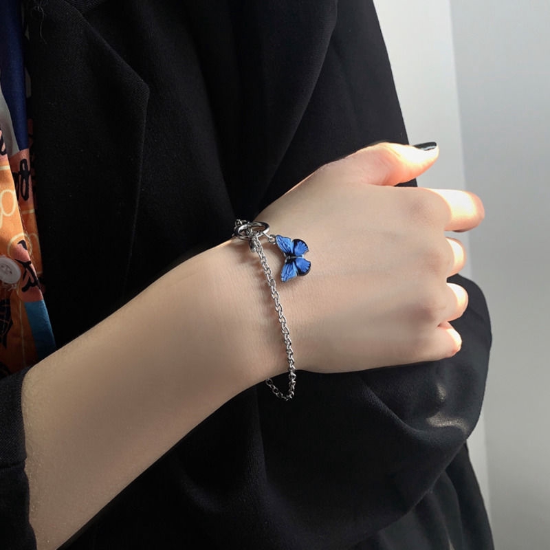 Gelang Model Kupu-Kupu Gaya Korea Retro Simple