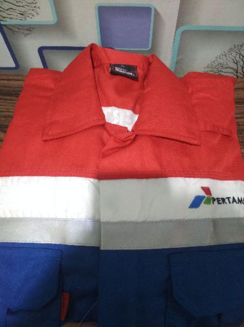Wearpack Pertamina Nomex Anti Api Original Coveroll Nomax