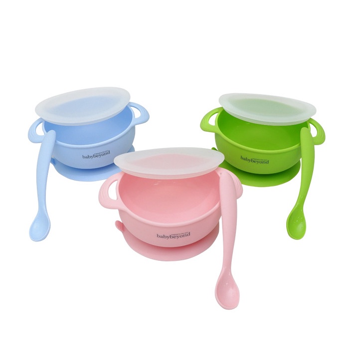 BABY BEYOND SILICONE SUCTION BOWL 350ML / BB1043