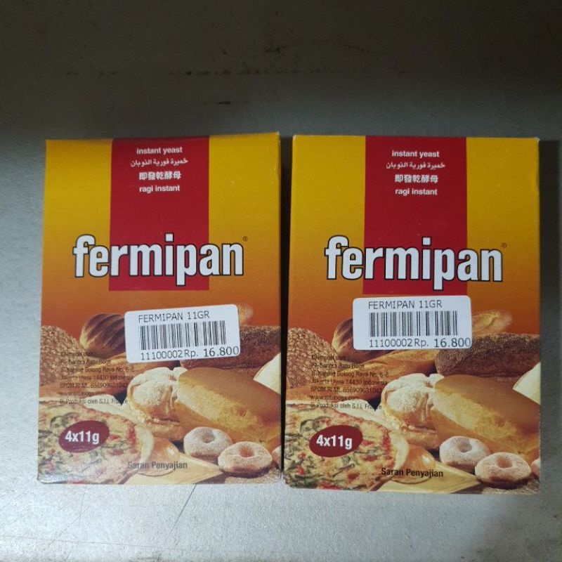 

FERMIPAN / RAGI KERING INSTANT 11GR X 4 SACHET