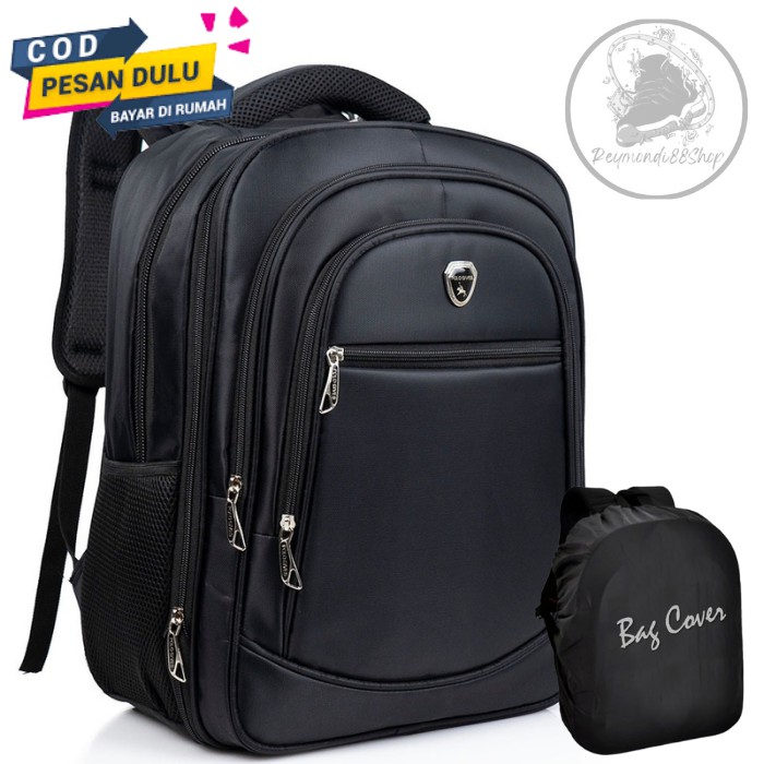 8.8 SUPER SALE POLO FOX ORI P182 Tas Ransel Import Backpack Pria USB Charger Tas Pria POLO IMPORT