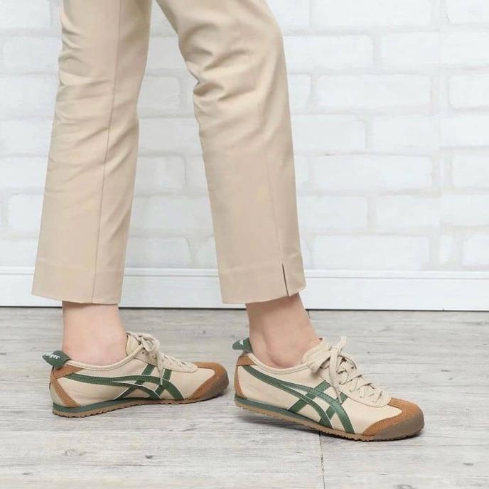 ONITSUKA TIGER MEXICO 66 BEIGE GREEN Termurah