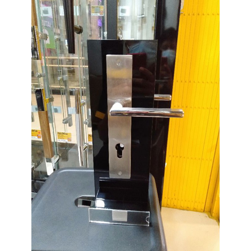 PALOMA HPP 658 HAVANA SQ ZA SN+NP HANDLE PLATE GAGANG TARIKAN PINTU