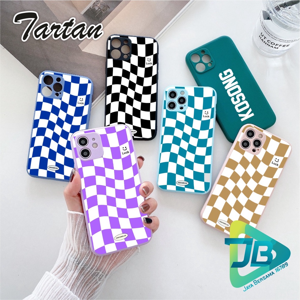 CASE CASING SOFTCASE SILIKON MACARON PELINDUNG KAMERA TARTAN OPPO VIVO SAMSUNG XIAOMI REALME IPHONE ALL TYPE JB5581