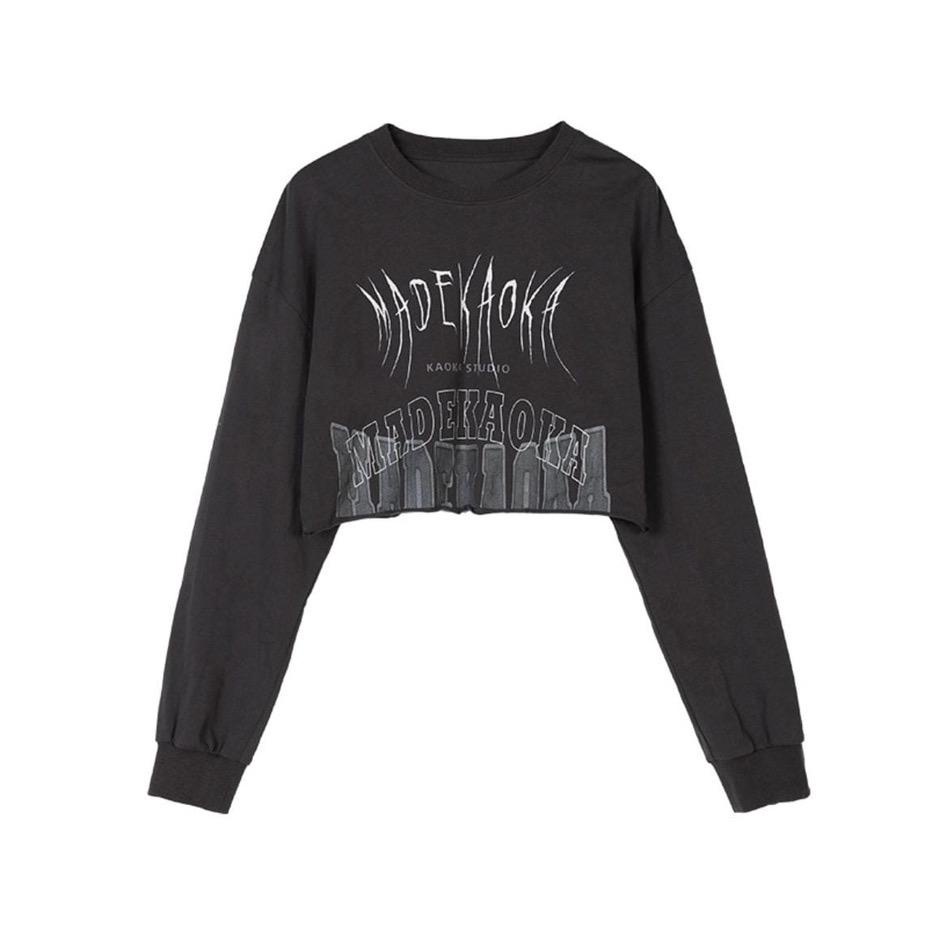 Sweater Wanita Crope Medekaoka