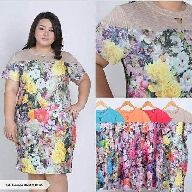 Pakaian wanita, BIG size dress import Size XXXL
