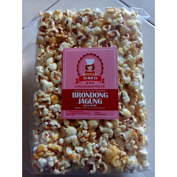 

Brondong jagung gula putih / cemilan popcorn dijamin eennakkk