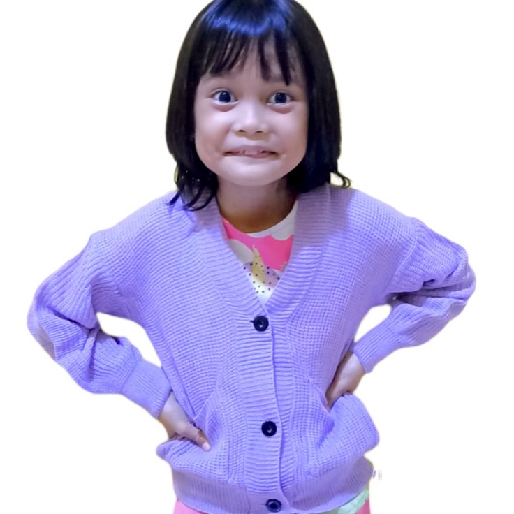 SN - Aretha Cardigan Rajut Anak 4 - 7 Tahun