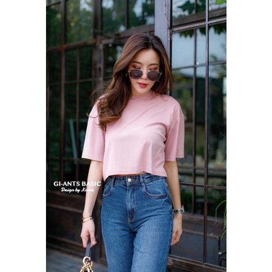 GIANTS BASIC CROP TOP IMPORT BANGKOK / KAOS CROP BANGKOK (BJGB239)
