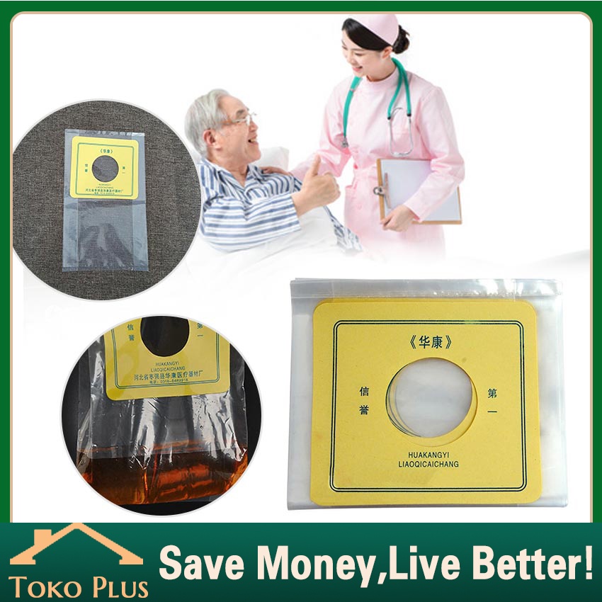 50Pcs Colostomy Bag / Kantong Kolostomi 6cm Ostomy Bag Stoma Cut To Fit One-Piece System Disposable 