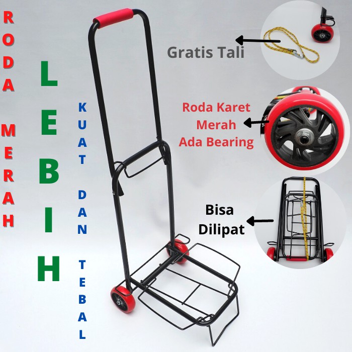 Troli Trolley Lipat Bawa Aqua Galon Gas Belanja Trolly Trolli Troley Belanja Bawa Barang Serbaguna