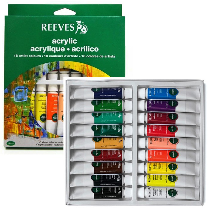 

Dijual Reeves 18 Acrylic Color Set Reeves Akrilik Cat Akrilik Acrylic Diskon