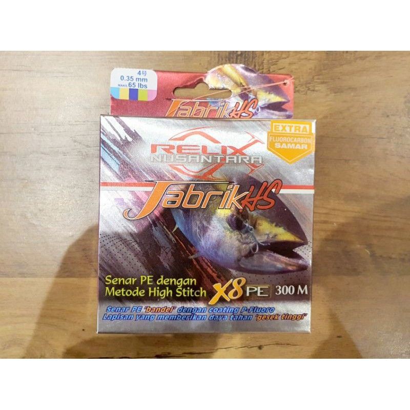 Senar PE Jabrik HS X8 PE 4 300m Relix Nusantara