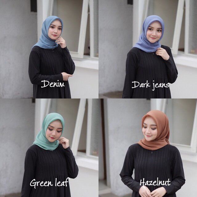 Bella Square Hijab Segi Empat Bahan Pollycotton Premium Part 2