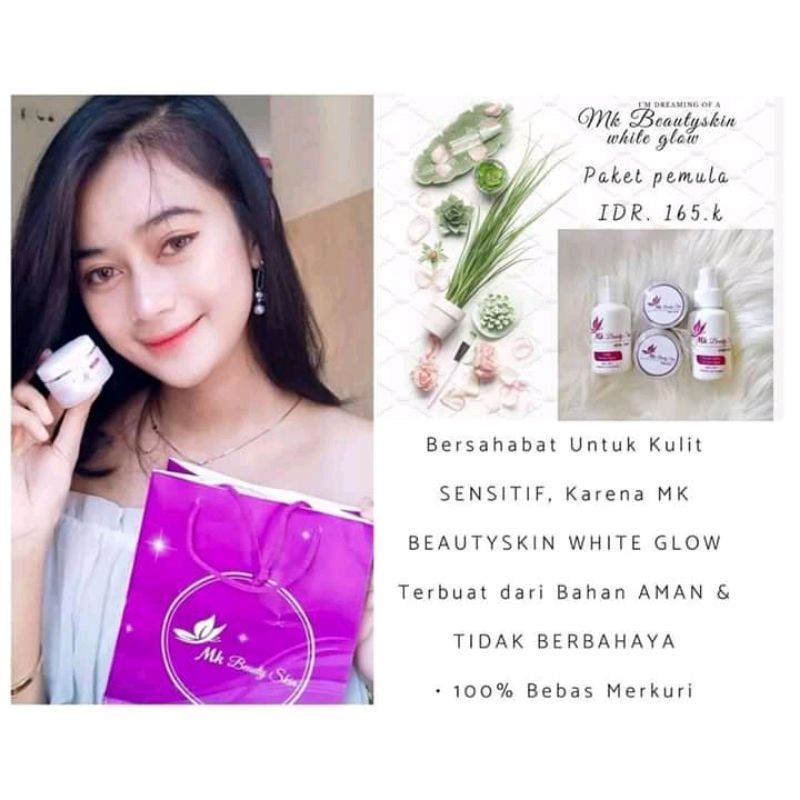 1 paket MK BEAUTY SKIN PEMULA