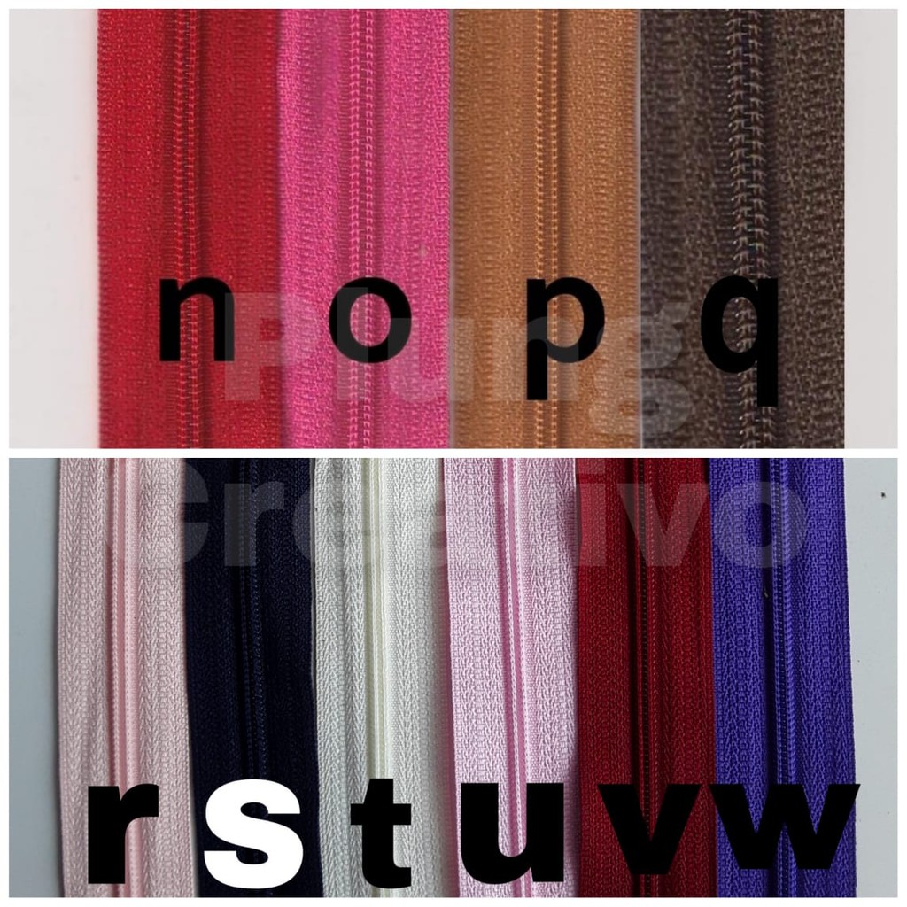 Daun Resleting Amco No.3 Per Roll N-W