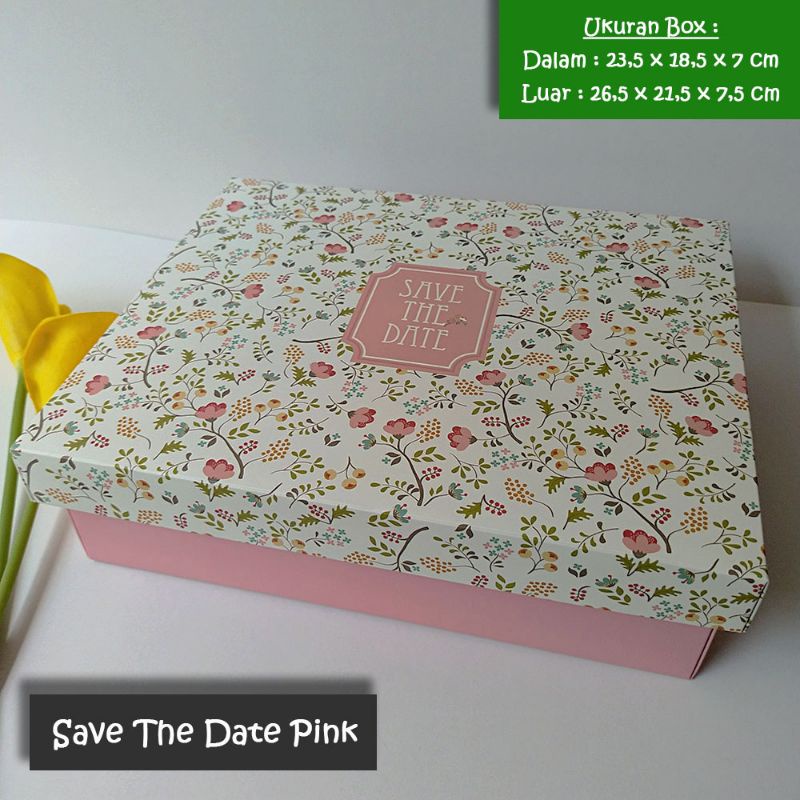 

Paper Gift Box | Kotak Kado Persegi - Garden