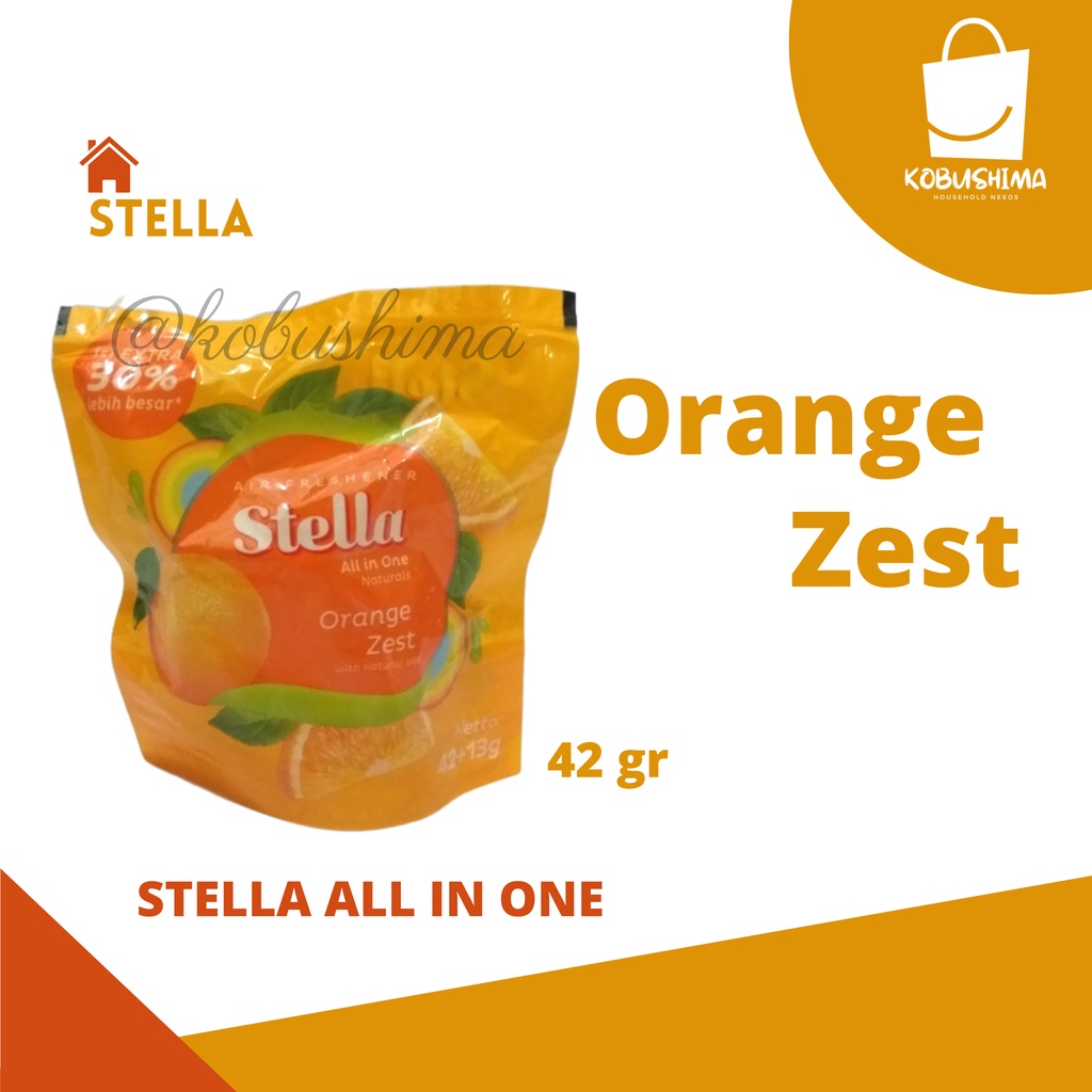 Stella Gantung Pengharum Ruangan Orange Zest 55 gr Termurah