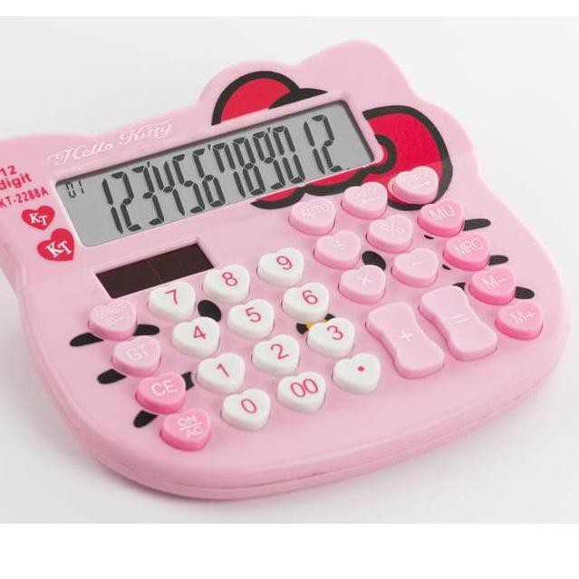 

Diskon ➝ Kalkulator Kepala Hello Kitty Pink 12 Digit IMUT LUCU MANIS HELO KITY KITI Hello Kitty M KT