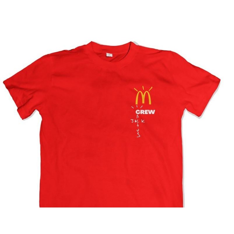 KAOS DISTRO CACTUS JACK MCDONALDS X TRAVIS SCOTT BAJU TSHIRT MURAH -RADSHA CLOTH