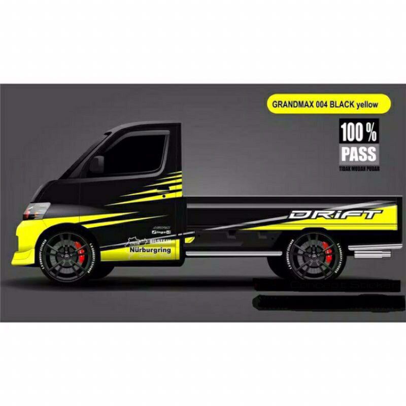 STIKER MOBIL STICKER CUTTING BODY MOBIL GRANDMAX PICKUP TERMURAH