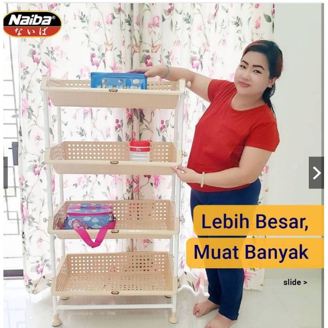 Jumbo - Keranjang Rak Serbaguna Naiba Valentino
