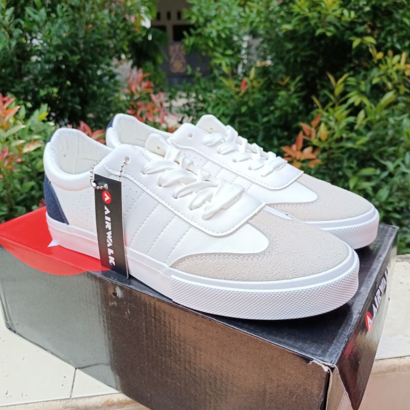Septau Pria Airwalk Noe White Original Sneakers Casual