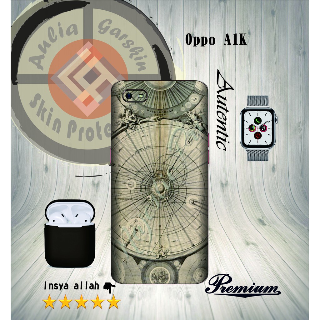 Garskin HP Oppo A1K Motif Russ  - Free Custom Motif Via Chat