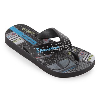  Ipanema  Kids Flip Flop Sandal  Anak Deck Inf Black Grey 