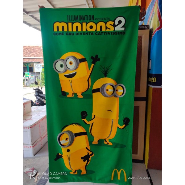 handuk minion pesanan mb yanti fly