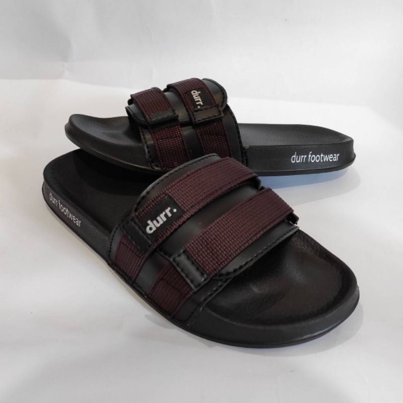 Sendal Slop Pria Keren, Sandal Durr Footwear 20 Original Handmade, Sandal Pria Slide Terkini