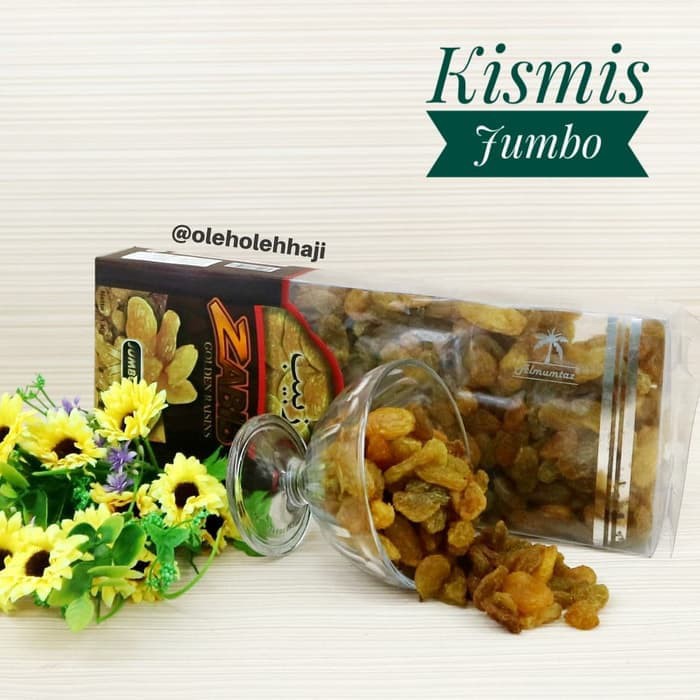 

Kismis Jumbo Tanpa Biji/Kismis Manis/Raisin/Oleh Oleh Haji dan Umroh NBJ