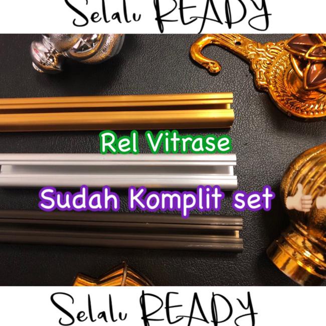 Rel Aluminium / Rel Kotak / Rel Alkan / Tiang Vitrase Gorden