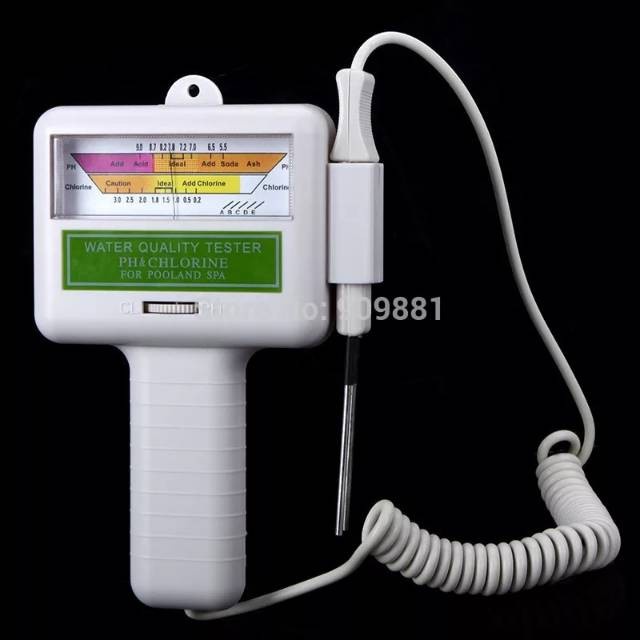 PH Meter Water Tester pH CL Meter CL2 Chlorine Tester Meter