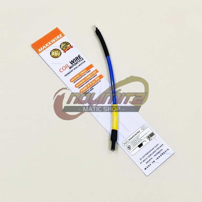 Maxxwire Kabel Koil Setan Biru Beat Vario Mio Scoopy Lexi NMAX