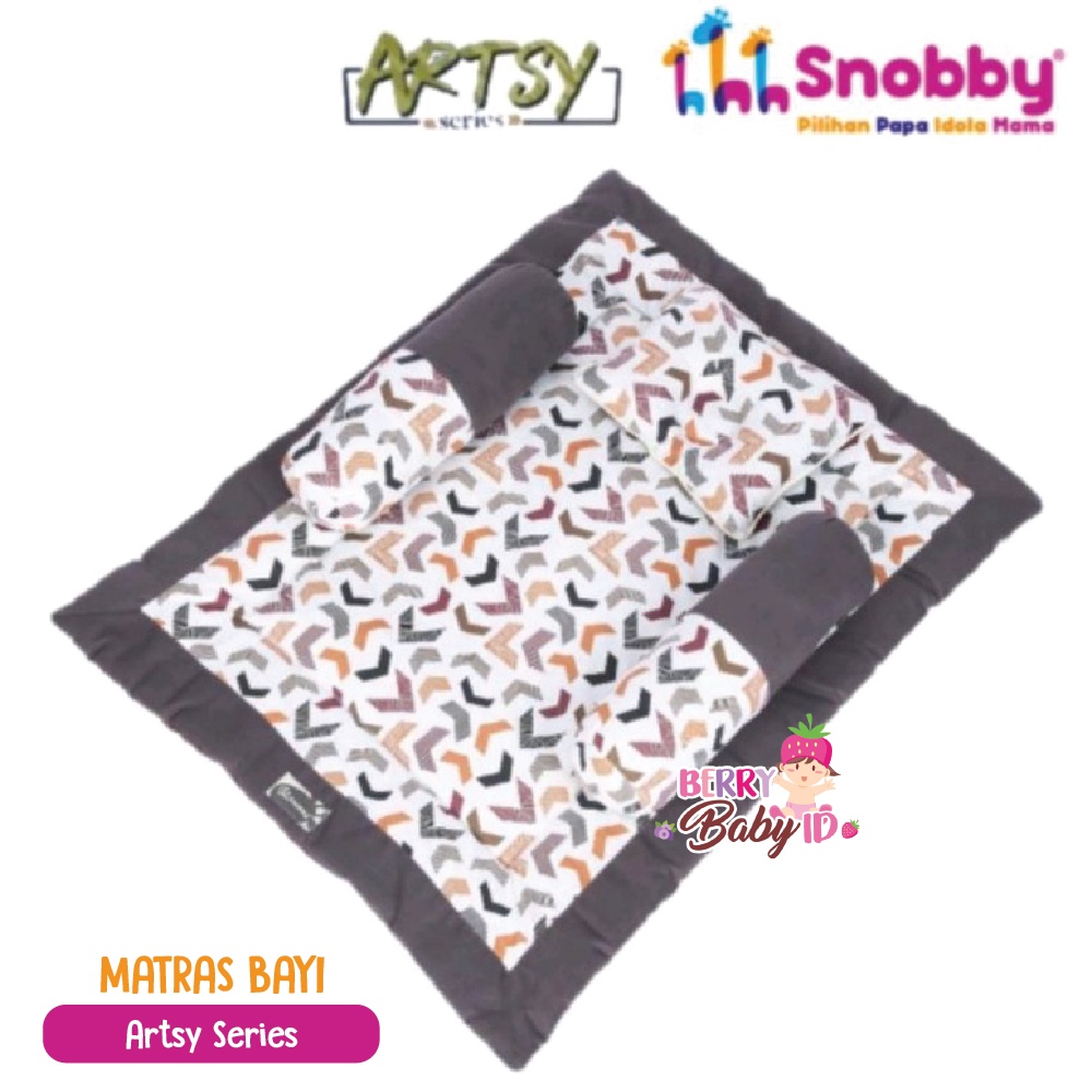 Snobby Set Matras Bayi Bantal Guling Perlengkapan Tidur Baby Mattress Berry Mart