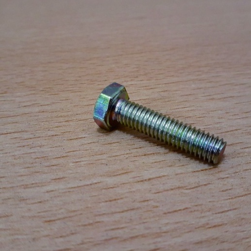 MurBaut Besi Hexagon Baud Mur Nut Kuning M6x25 M6 X 25 Kunci 10