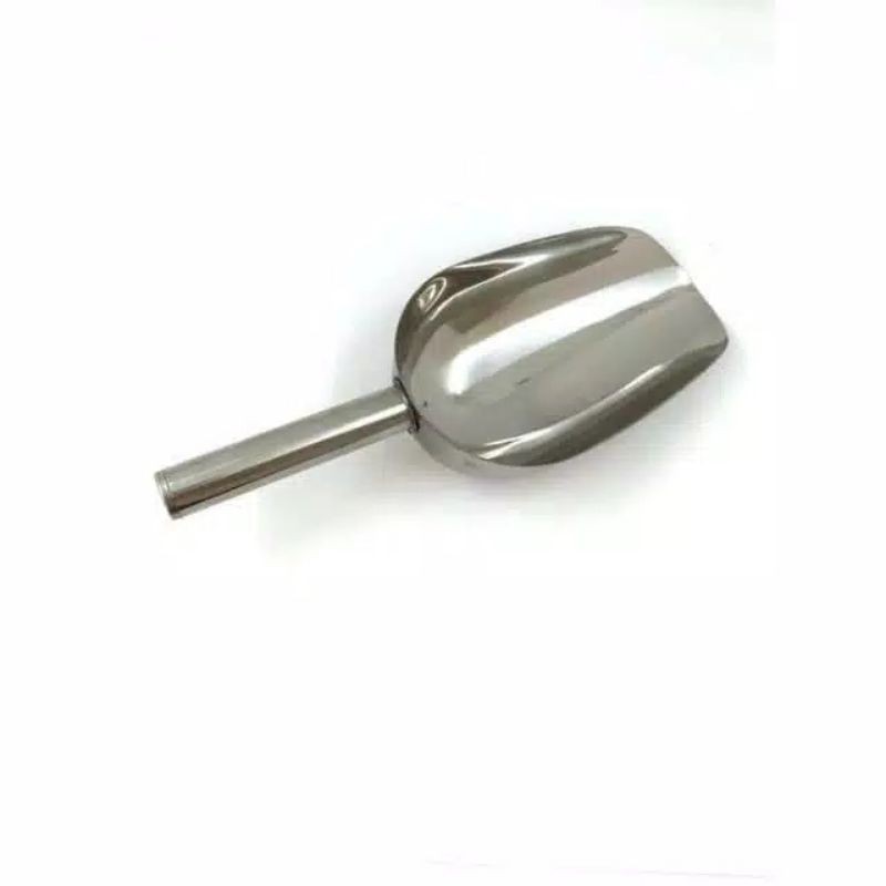 sekop es batu stainless / sendok sekop tepung beras gula biji kopi stainless stell