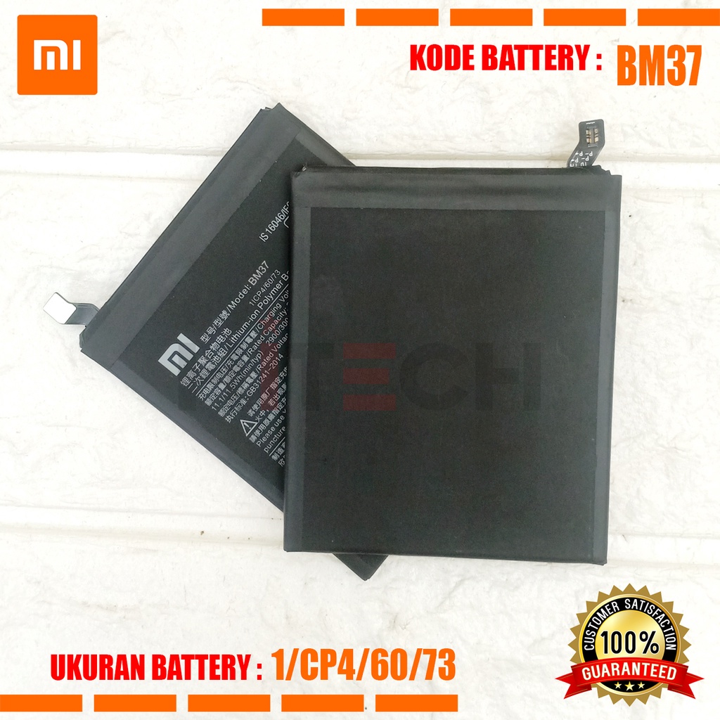 Baterai Battery Original Xiaomi BM37 / MI 5S PLUS