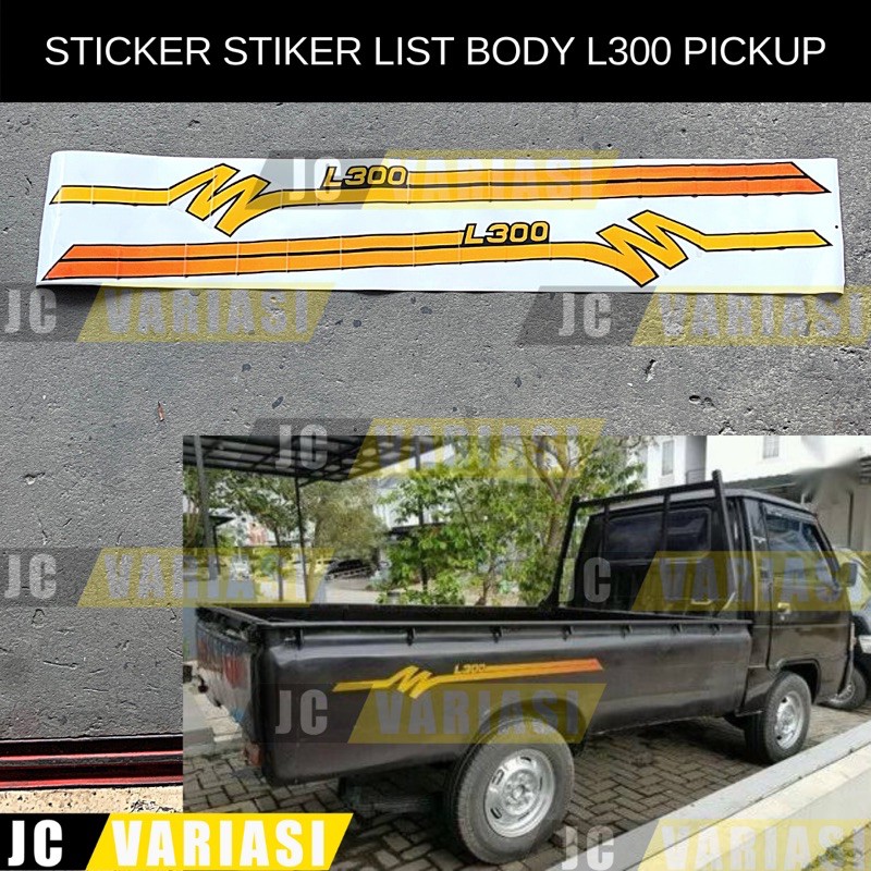 STICKER STIKER LIST BODY BAK MOBIL SAMPING L300 PICK UP