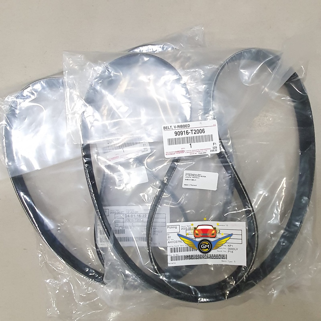 Tali Kipas Fanbelt V-Belt Toyota Innova Diesel Original 90916-T2006