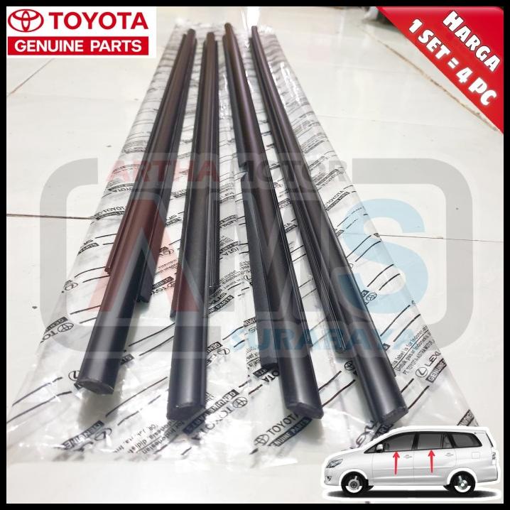 Karet pelipit list lis kaca wheater Strip mobil Innova / Grand Innova
