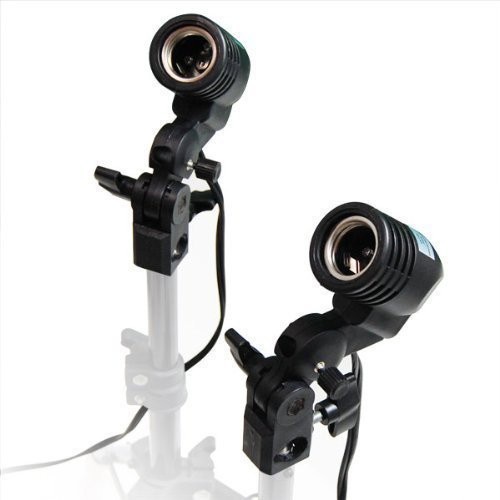 Tripod 2m + Lamp Holder Single Socket E27 Dudukan Payung FITTING LAMPU Grosir