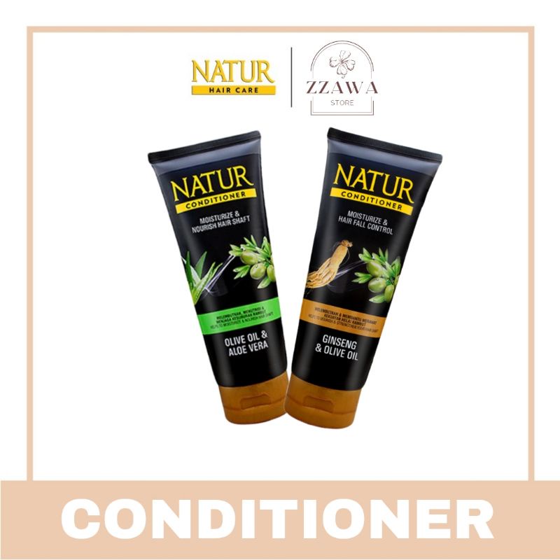 NATUR Conditioner 165mL | Ginseng dan Aloevera