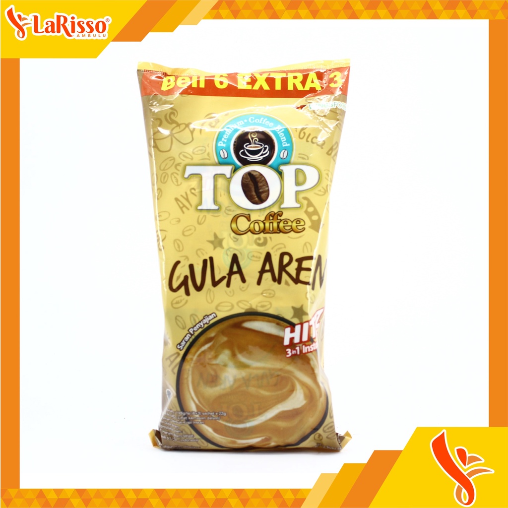 

KOPI TOP GULA AREN HITZZ 3IN1 6X22GR PAK FREE 3'S