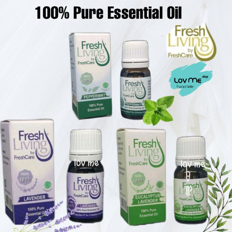 lov me ❤ Fresh care Fresh Living Aromatheraphy oil diffuser | Minyak Oil murni 100%