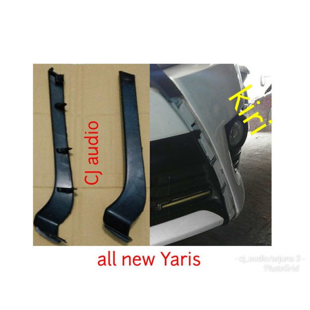 [Eksterior Mobil] List lis grill bumper bemper depan all new yaris