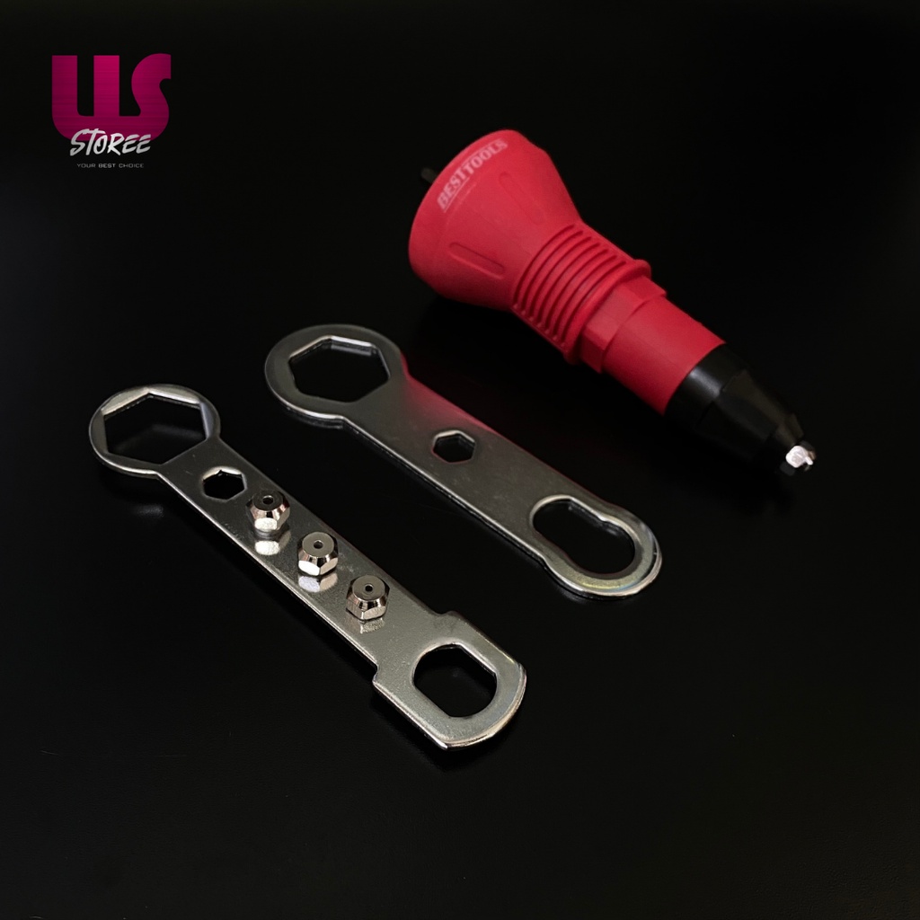 Adaptor Tang Rivet Besttools Tang Ripet Adapter Mesin Bor menjadi Alat Rivet Adapter Drill Riveter