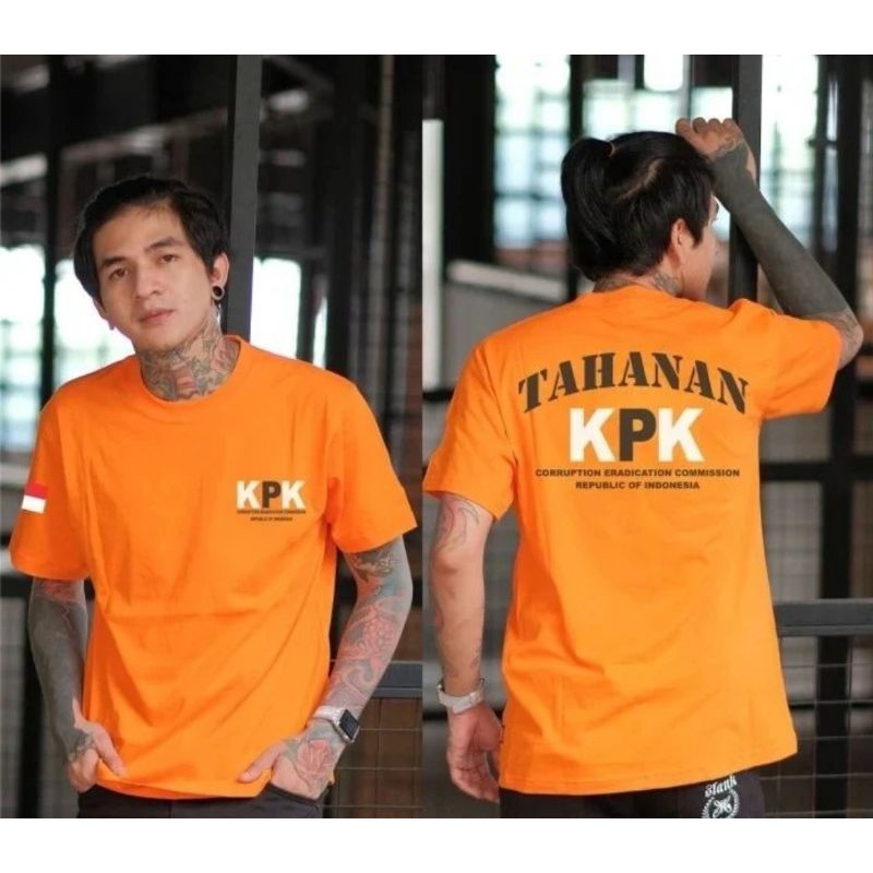 kaos distro tahanan Kpk KAOS DISTRO KATUN SABLON DIGITAL PREMIUM kaos Mahal baju mahal Kpk koruptor